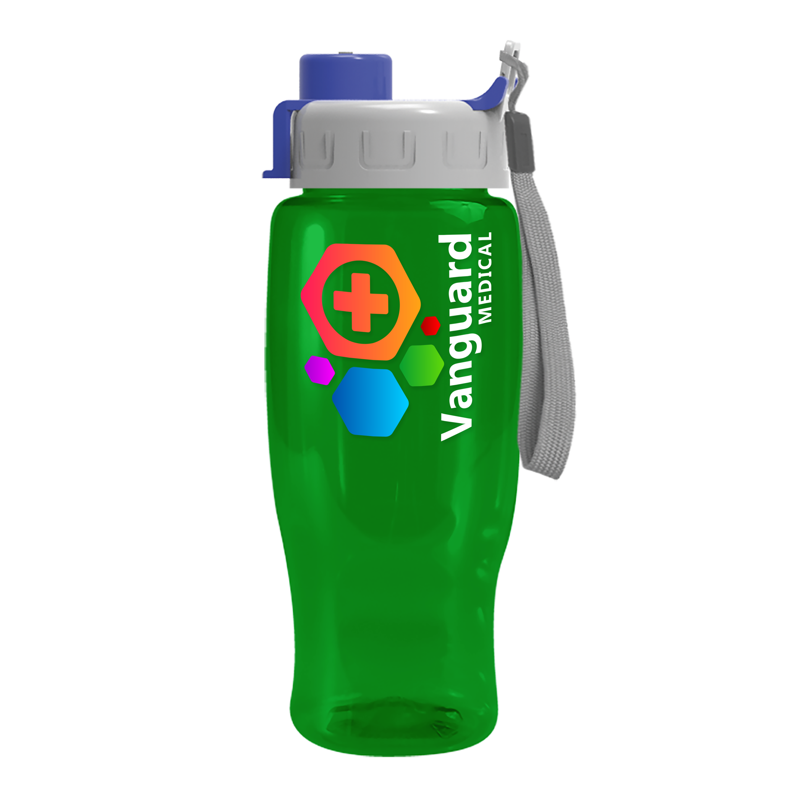 Poly+ Recycled Bottle with Quick-Snap Lid - 27 oz.